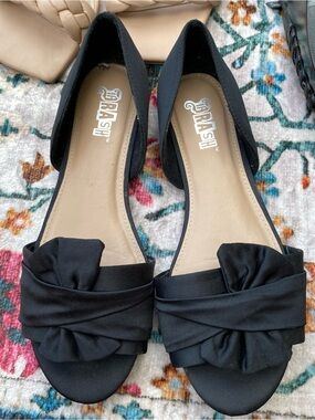 Y2K Payless Brash Bow Flats Sz 6.5